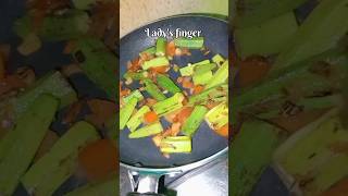 Ladys Finger Recipe shorts ladyfinger streetfood food cooking bhindimasala viralfood [upl. by Odnalref]