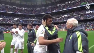 Álvaro Arbeloa bids farewell to the Bernabéu [upl. by Attenal]