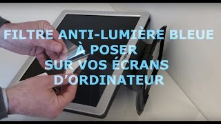 Comment poser un filtre anti lumière bleue sur votre écran [upl. by Nirehtak]