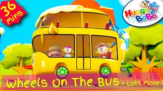 Wheels On The Bus  Part 2   Lots More Nursery Rhymes  By HuggyBoBo [upl. by Enetsuj]