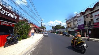 Chaweng Main road to Chaweng walking street  Koh Samui 2021  Virtual walking tour in Thailand [upl. by Enaerb]