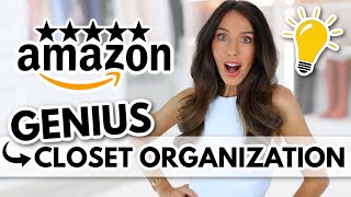 23 GENIUS Closet Organization Items from AMAZON [upl. by Hoeve966]