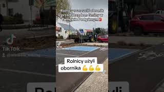 Tarnów Podgórny obornik przed urzędem 💪🇵🇱💪 [upl. by Ziwot]