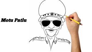 How to draw Chingam from Motu Patlu [upl. by Artened]