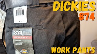 Dickies Original 874 Work Pants Overview [upl. by Darb]