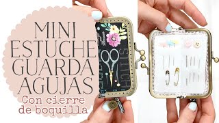 Mini Estuche para Guardar Agujas  Con un Cierre de Boquilla de Bolso o Cartera [upl. by Eneliak230]