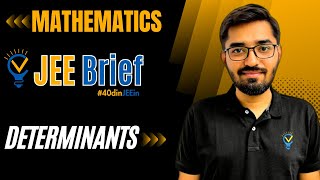 Determinants Class 12 Maths  NCERT Chapter 4  CBSE JEE  One Shot हिंदी में [upl. by Whatley]