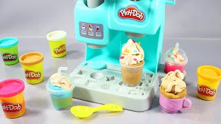 8 Minutes Satisfying with Unboxing Play Doh Ice Cream Coffee Shop Kitchen Miniature Dough ASMR [upl. by Culberson805]