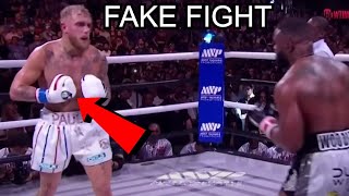 PROOF Jake Paul vs Tyron Woodley was RIGGED WOW [upl. by Viddah]