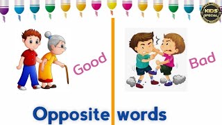 Opposites Songs For Kids And Nursery Rhymes For Children And Toddlers [upl. by Refeinnej]