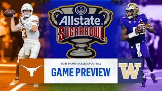 2024 Sugar Bowl SUPER PREVIEW No 3 Texas vs No 2 Washington  CBS Sports [upl. by Ernaline]