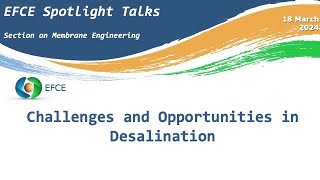 Challenges and opportunities in desalination [upl. by Asha416]