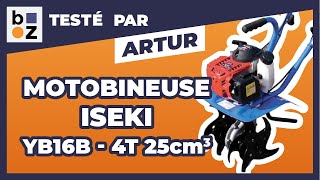 Motobineuse Iseki YB16B  Test et avis [upl. by Nylacaj]