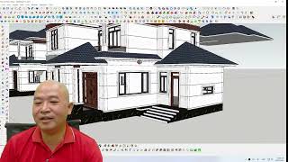 Thư Viện Sketchup Ngoại Thất Chốt Nhanh Công Trình [upl. by Rhoda]