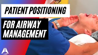 Optimal patient positioning for intubation and airway management [upl. by Tate155]