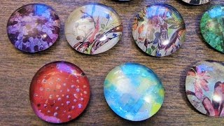 CRAFT TIME  Easy DIY Glass Pendants using Dollar Tree Flat Marbles [upl. by Ecreip]