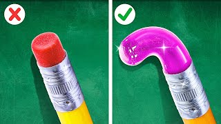 HOW TO SNEAK CANDIES INTO SCHOOL  DIY Edible School Supplies Food Class Hacks by 123 GO [upl. by Etom]