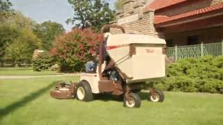 Grass and leaf collector  PowerVac™ Collection Grasshopper zeroturn mowers [upl. by Thorman949]