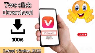 How to Vidmate Apk Download Letest Virsion 2022 🔥🔥shorts [upl. by Quartis]