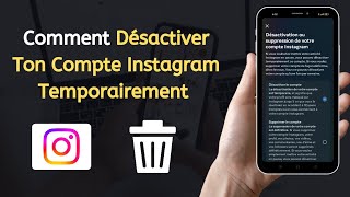 ✅ Comment désactiver votre compte Instagram temporairement 2024 [upl. by Naget]