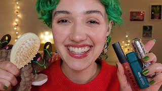 ASMR Christmas Pampering for Sleep 🎄🎁 holiday roleplay layered sounds personal attention [upl. by Eixela]