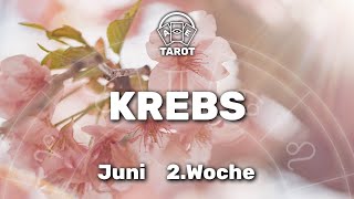 Krebs♋ KW 24 10Juni  16Juni 24  Belebende jugentliche Energie  Tarot Horoskop Orakel Zukunft [upl. by Aihsatan]