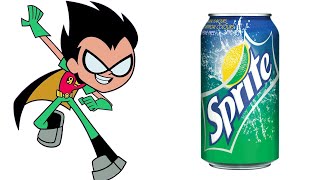 Teen Titans Go Characters And Their Favorite DRINKS and Other Favorites  Robin Starfire Cyborg [upl. by Odey812]