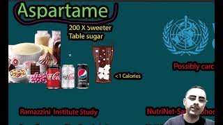 Aspartame Causes Cancer  WHO Recognizes aspartame as a Possible carcinogen [upl. by Eekaz]