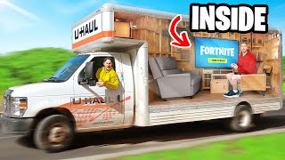 Secret Micro Apartment INSIDE Uhaul Road Trip [upl. by Regina]