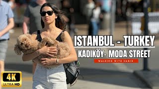 Moda StreetKadikoyA beautiful street with luxury boutiques and bars amid markets and parties4K [upl. by Cnut]