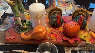 A Thanksgiving Table Setting🧡🦃 [upl. by Fitzhugh]