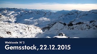 Webisode N°3  Gemsstock Sonnenpiste am 22122015 [upl. by Rovert]