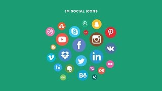 Social Icons Module for Joomla [upl. by Durham]