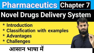 Pharmaceutics chapter 7  Novel Drug Delivery System [upl. by Sadonia73]