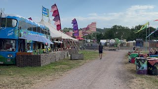 GLASTONBURY FESTIVAL 2024  WALKING VIDEO  WALK WITH US  PYRAMID STAGE  OTHER STAGE  EXPLORE [upl. by Nayk336]