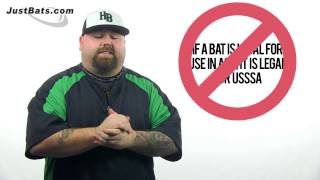 USSSA amp NSA Bat Standards for Slow Pitch  JustBatscom Buying Guide [upl. by Maggio]