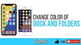 Change Color of Dock and Folders  iPhone amp iPad [upl. by Macleod500]