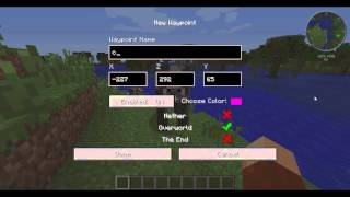 How to use Waypoints in Minecraft [upl. by Aihsyn684]