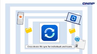 QNAP Qsync  Crossdevice file sync for individuals and teams [upl. by Darrel]