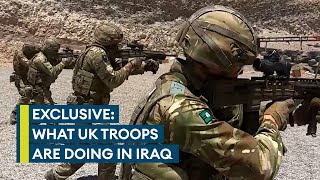 Exclusive Inside British Armys mission in Iraq helping to defeat IS [upl. by Anatnom]