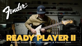 Whats new with the Fender Player II Series  Fender Player II Jazzmaster and Precision Bass [upl. by Gnex]