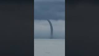 Massive waterspout forms off the coast of Florida Keys [upl. by Pagas]