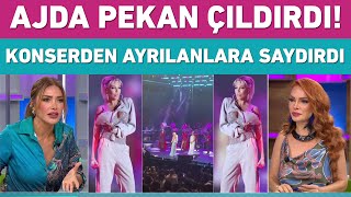 Ajda Pekkan çıldırdı Konseri terk eden kardeşi Semiramis Pekkana kızdı [upl. by Oijimer]