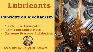 Lubrication mechanism  Lubricants  Mechanism Of Lubrication  Engineering Chemistry [upl. by Welch901]