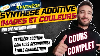 1ère SPE PHYSIQUECHIMIE SYNTHESE ADDITIVE DES COULEURS  COURS COMPLET 🎓 [upl. by Bartolome743]