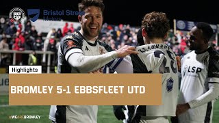 Highlights Bromley 51 Ebbsfleet United [upl. by Akciret219]