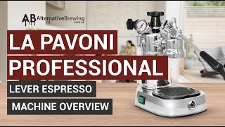 La Pavoni Professional Lever Espresso Machine Review [upl. by Surazal]