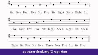 How to Read Gregorian Chant 7 [upl. by Anaitit]