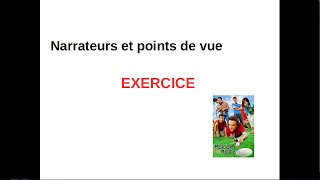 Exercice sur les narrateurs et points de vue [upl. by Baxy]