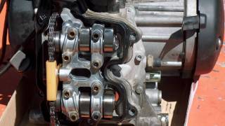 BMW C1 engine valve replacement  Ventilreparatur [upl. by Brigg138]